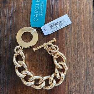 Carolee Gold Chunky Chain Bracelet